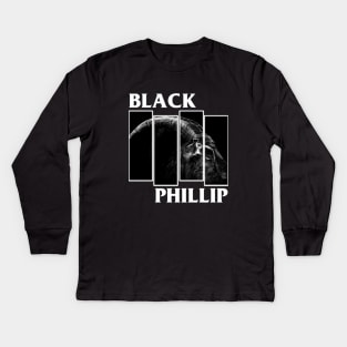 Black Phillip Kids Long Sleeve T-Shirt